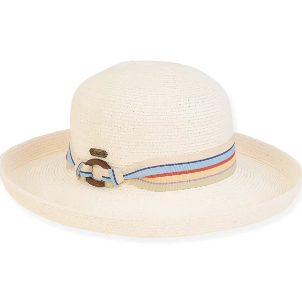 Bocagrande | Women&#x27;s Paper Braid Upbrim Hat | HH2892