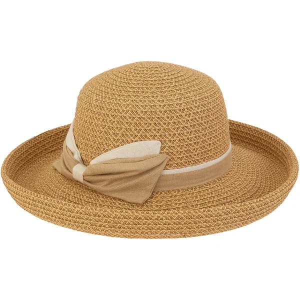 Juliana | Women&#x27;s Paper Braid Up Brim Hat | HH2996