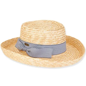 Leilani | Women's Wheat Straw Gambler Hat | HH3115