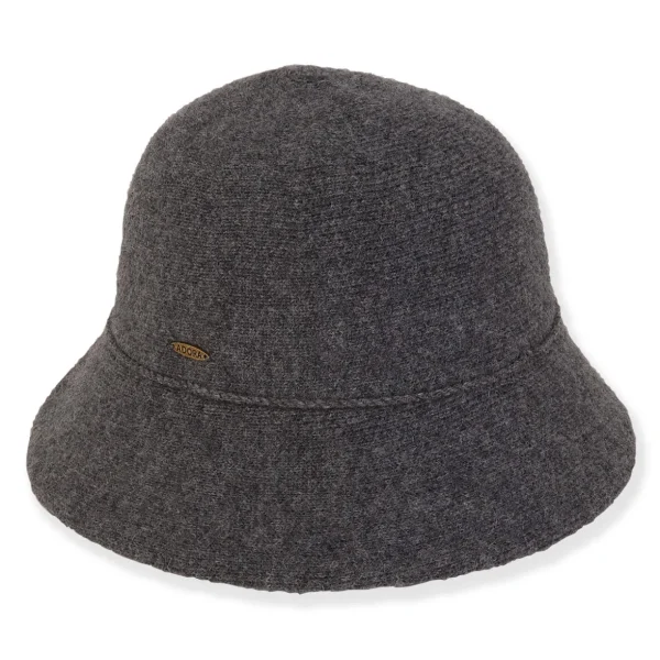 Oakridge | Women's Soft Wool Cloche Silver Accent Cuffs | AD1621