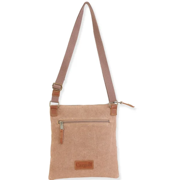 Stonewashed Crossbody Genuine Leather Trim | SNS6324
