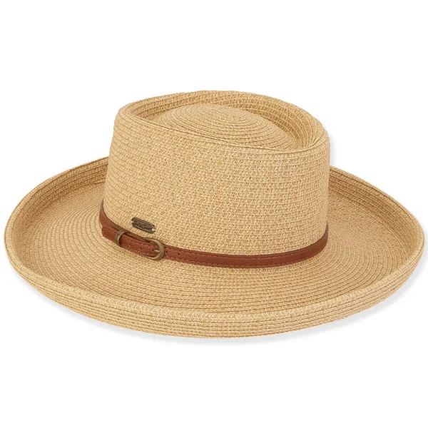 Taylor | Women&#x27;s Paper Braid Gambler Hat | HH2998